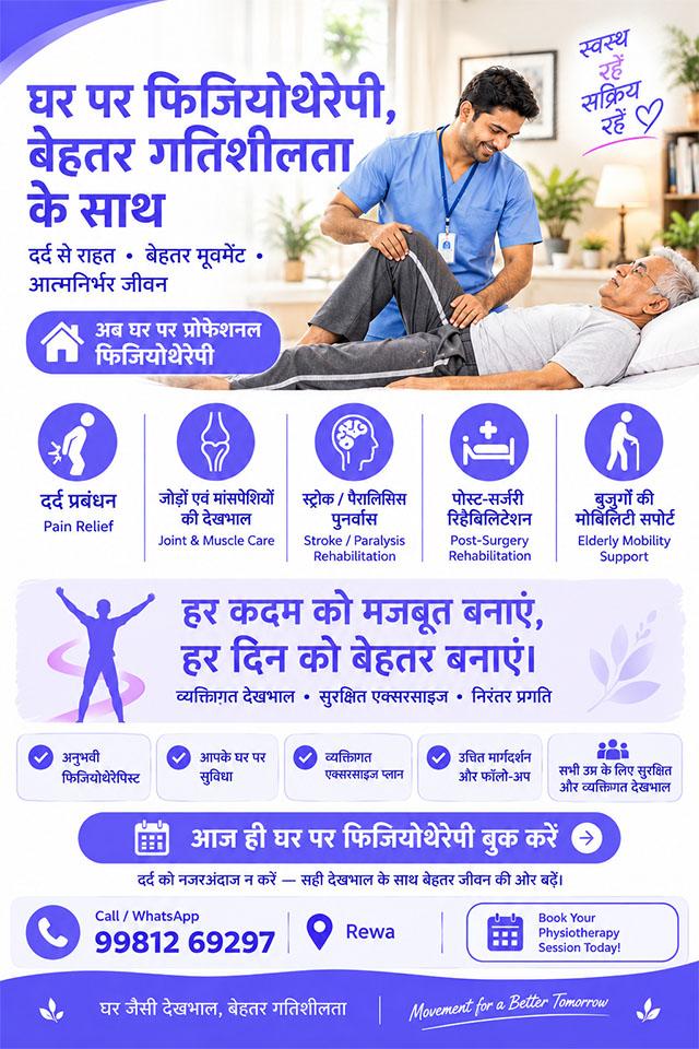 Home physiotherapy